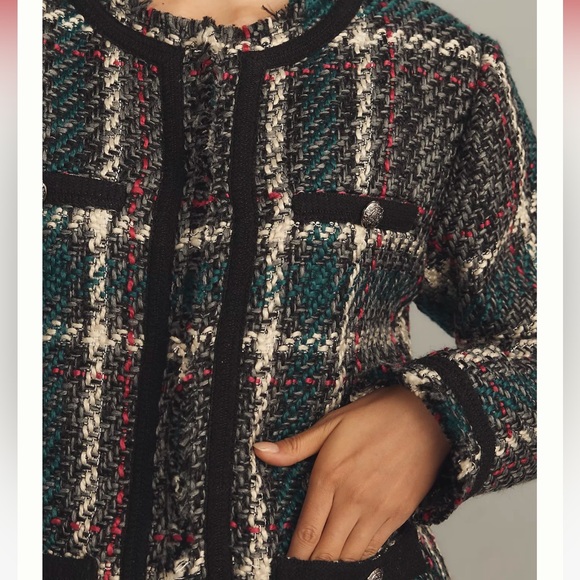 By Anthropologie Tweed Jacket - Picture 3 of 6